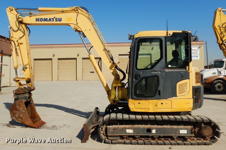 image for item DI8497 2008 Komatsu PC88MR-8  mini excavator