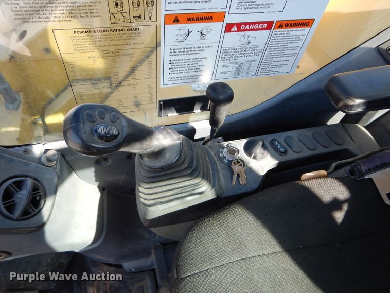 image for item DI8497 2008 Komatsu PC88MR-8  mini excavator