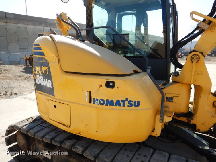 image for item DI8497 2008 Komatsu PC88MR-8  mini excavator