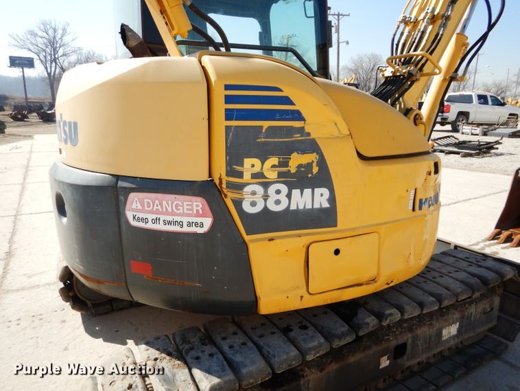 image for item DI8497 2008 Komatsu PC88MR-8  mini excavator