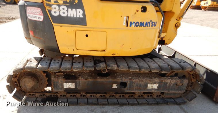 image for item DI8497 2008 Komatsu PC88MR-8  mini excavator