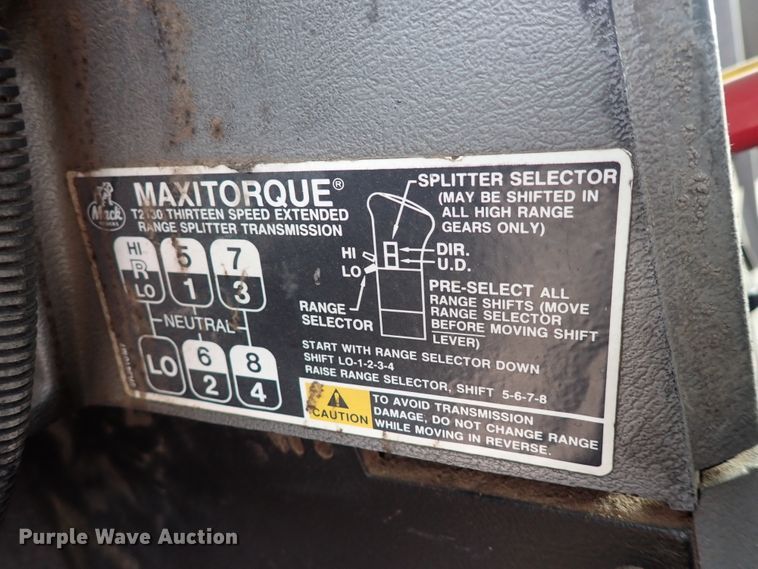 image for item DJ0226 1997 Mack CH613  dump truck