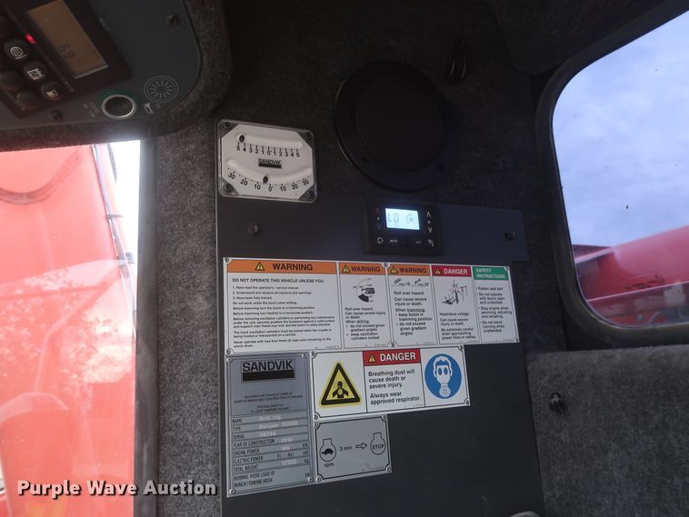 image for item DJ2386 2018 Sandvik Ranger DX800  rock pilot drill