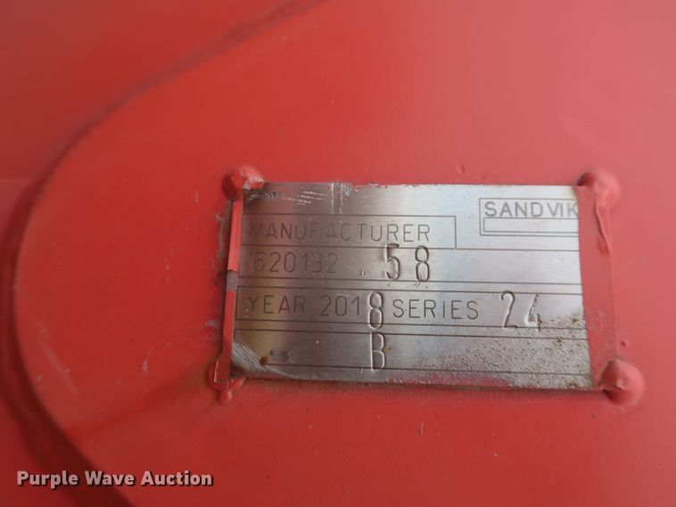 image for item DJ2386 2018 Sandvik Ranger DX800  rock pilot drill