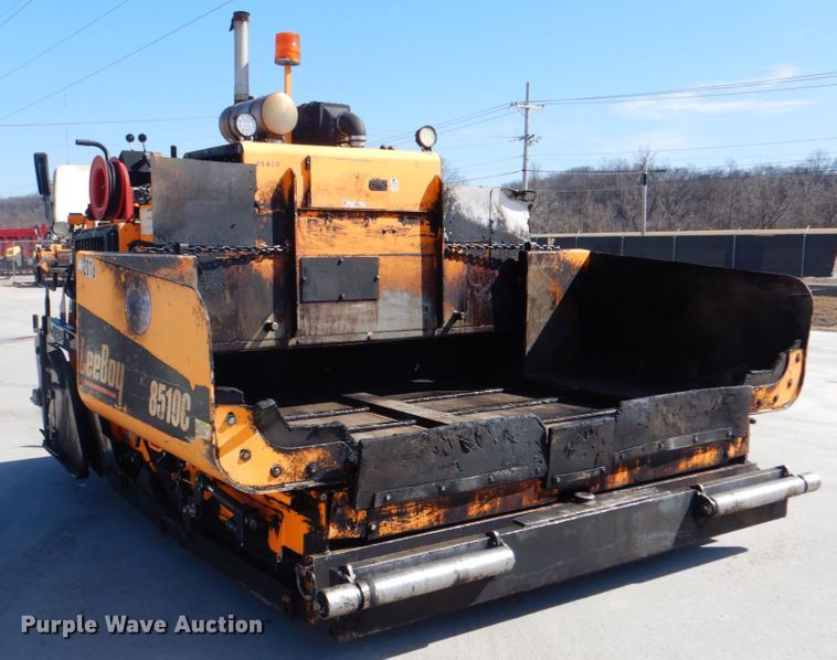 image for item DJ8711 2016 Lee Boy 8510C  paver