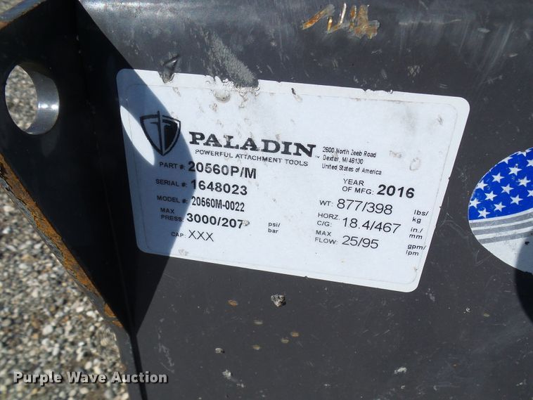 image for item DL0814 2016 Sweepster 2066M  skid steer broom