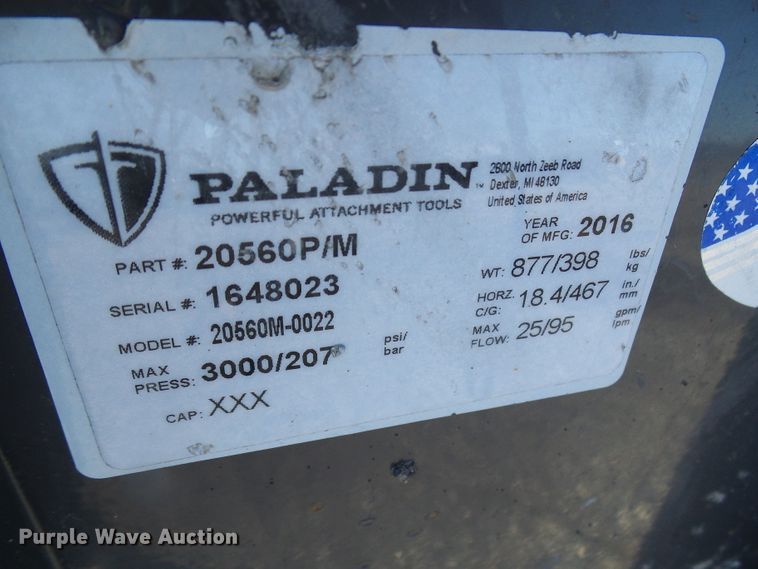 image for item DL0814 2016 Sweepster 2066M  skid steer broom