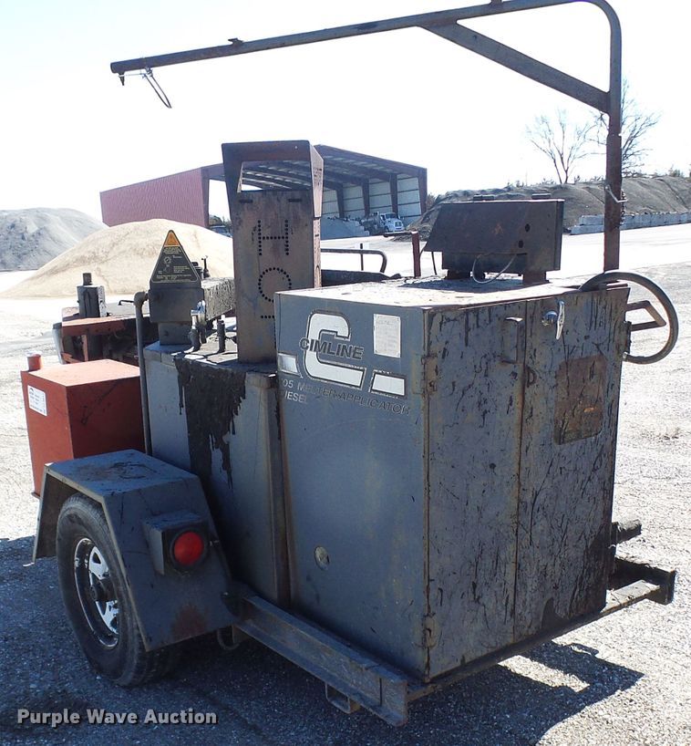 image for item DL0817 1999 Cimline 105D  melter applicator