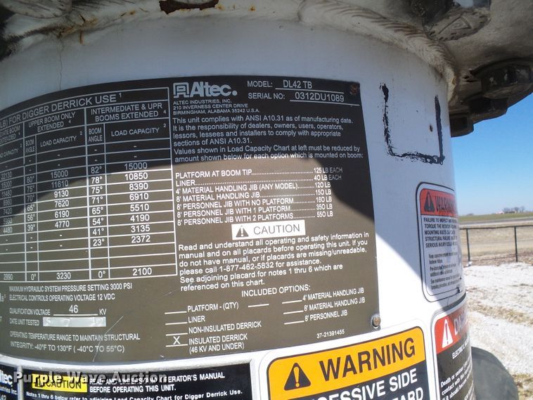 image for item DL0822 2012 Freightliner Business Class M2  crane truck