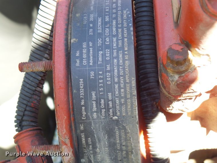 image for item DL0822 2012 Freightliner Business Class M2  crane truck