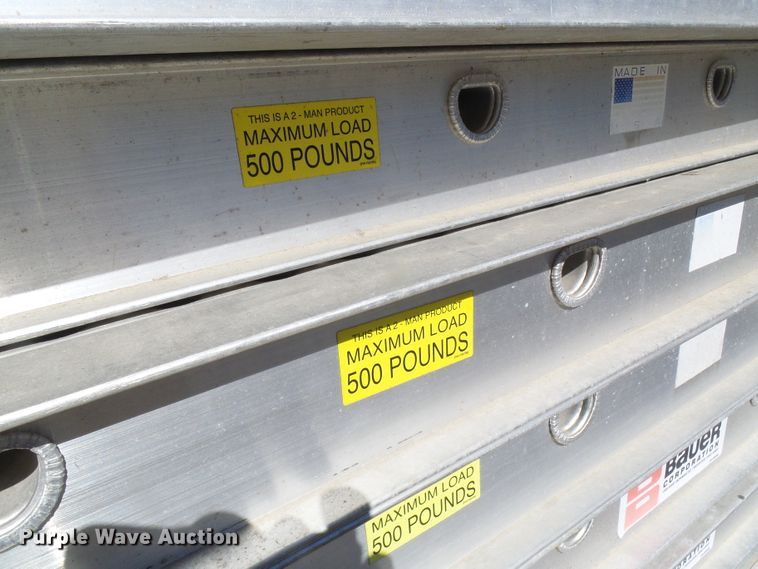 image for item DL0831 (26) Bauer 22014 aluminum planks