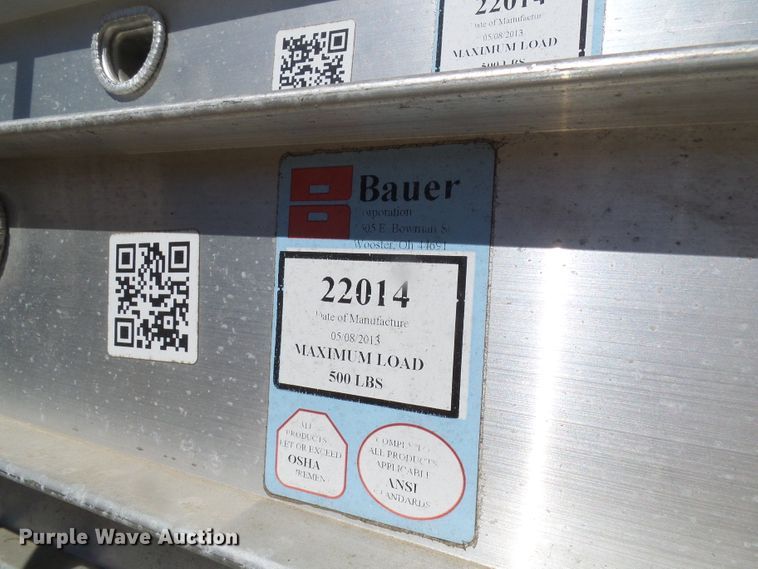 image for item DL0834 (20) Bauer 22014 aluminum planks