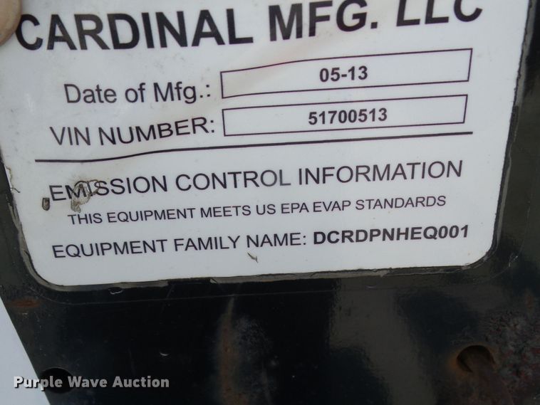 2013 Cardinal Mule 524 shed mover in Eldon, MO Item DL0888 sold Purple Wave