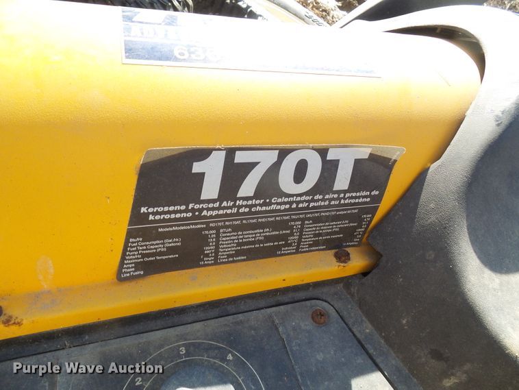 image for item DL0890 (2) Master 170 heaters