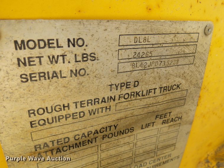 image for item DL0894 1998 Gehl DL8L  telehandler