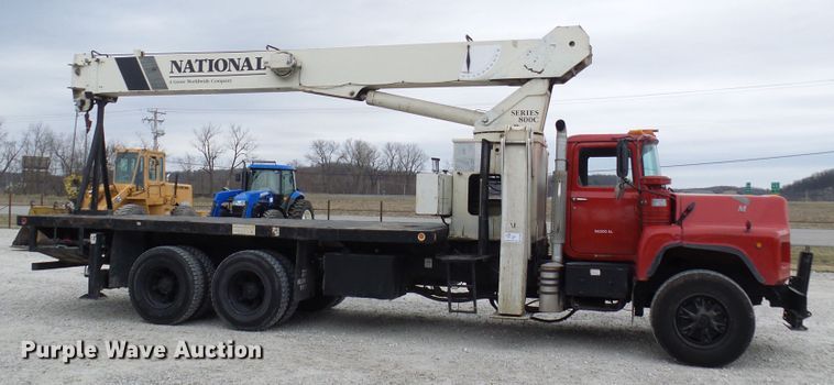 image for item DL0900 1992 Mack DM690S  crane truck