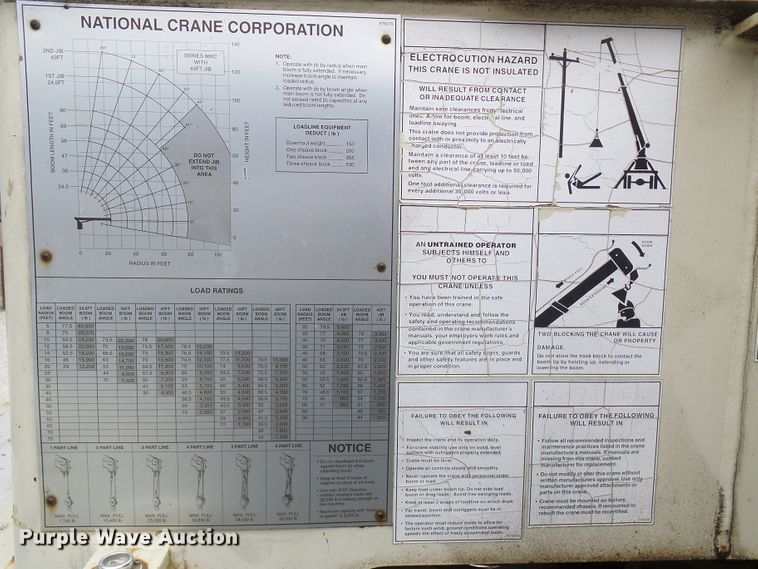 image for item DL0900 1992 Mack DM690S  crane truck