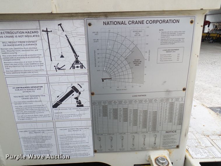 image for item DL0900 1992 Mack DM690S  crane truck