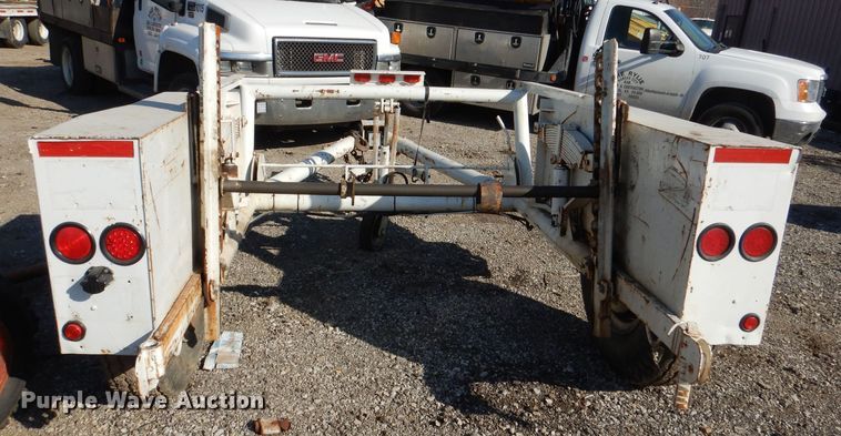 image for item DL4752 1986 Hogg And Davis P120  reel trailer