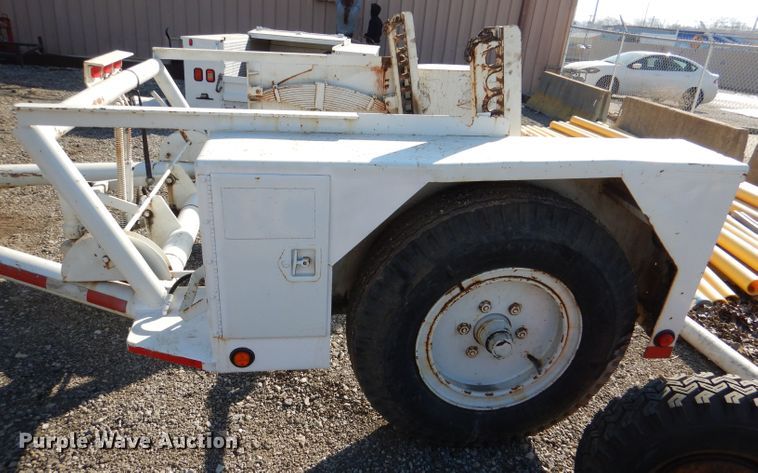 image for item DL4752 1986 Hogg And Davis P120  reel trailer