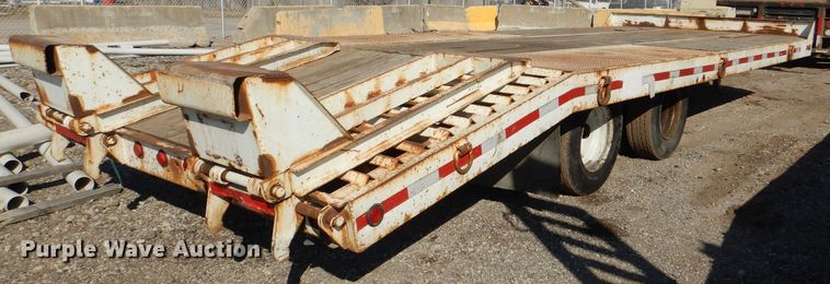 image for item DL4753 1999 Talbert AC10  equipment trailer