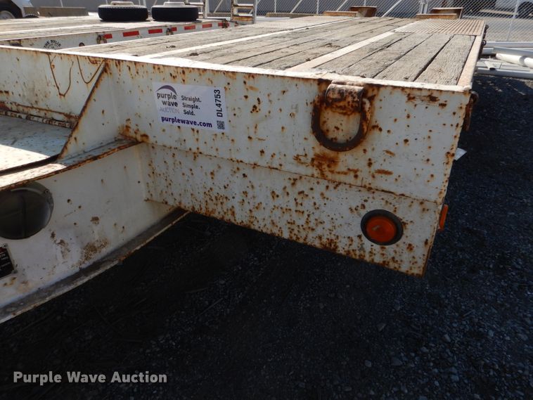 image for item DL4753 1999 Talbert AC10  equipment trailer