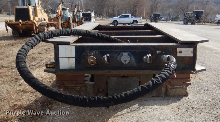 image for item DL4756 1999 Trail King TK110HDG-523 lowboy equipment trailer