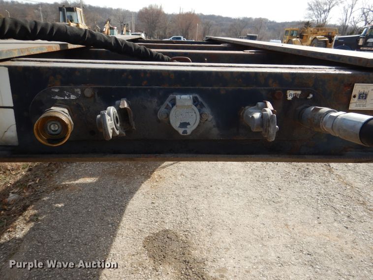 image for item DL4756 1999 Trail King TK110HDG-523 lowboy equipment trailer