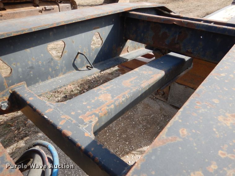 image for item DL4756 1999 Trail King TK110HDG-523 lowboy equipment trailer