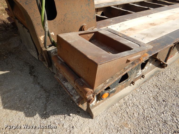 image for item DL4756 1999 Trail King TK110HDG-523 lowboy equipment trailer