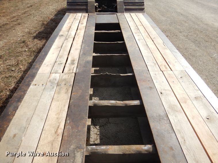 image for item DL4756 1999 Trail King TK110HDG-523 lowboy equipment trailer