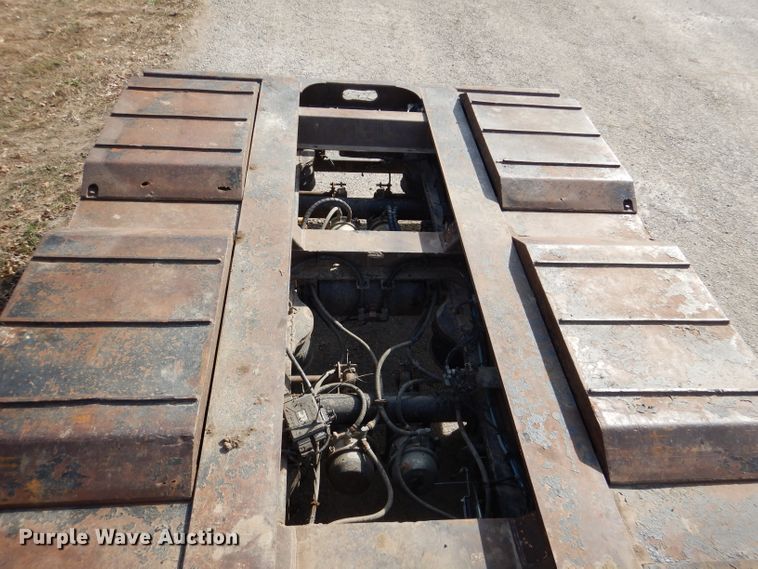 image for item DL4756 1999 Trail King TK110HDG-523 lowboy equipment trailer