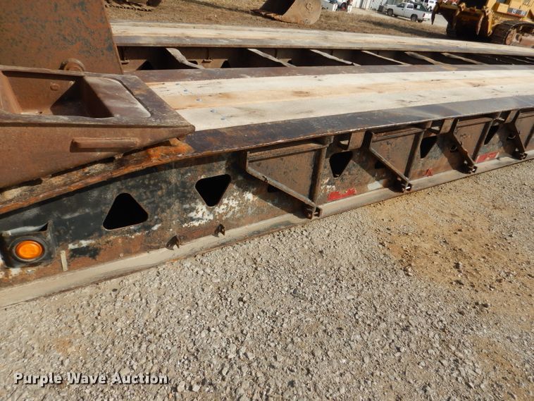 image for item DL4756 1999 Trail King TK110HDG-523 lowboy equipment trailer