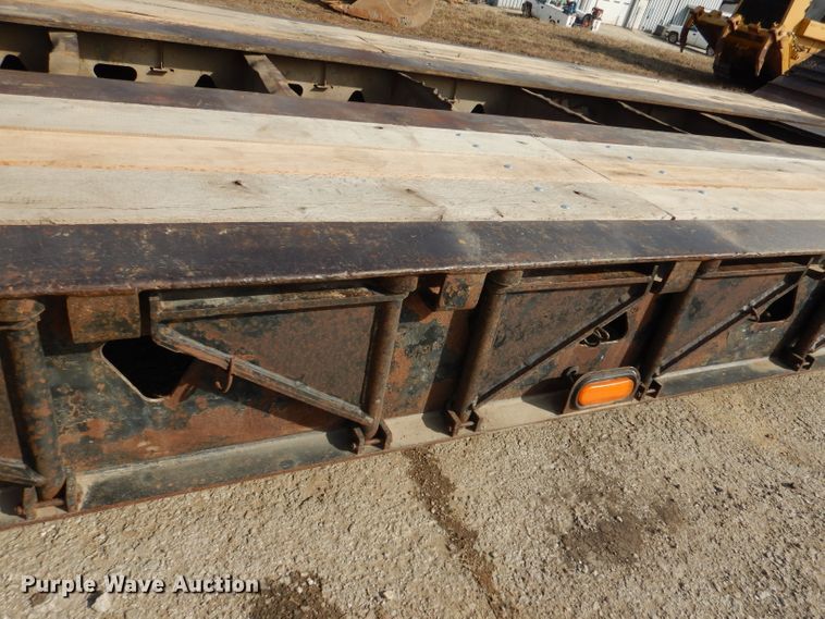 image for item DL4756 1999 Trail King TK110HDG-523 lowboy equipment trailer