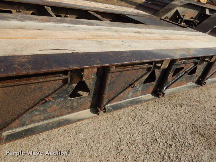 image for item DL4756 1999 Trail King TK110HDG-523 lowboy equipment trailer