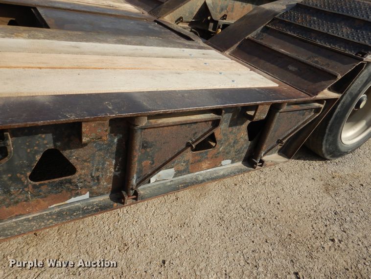 image for item DL4756 1999 Trail King TK110HDG-523 lowboy equipment trailer