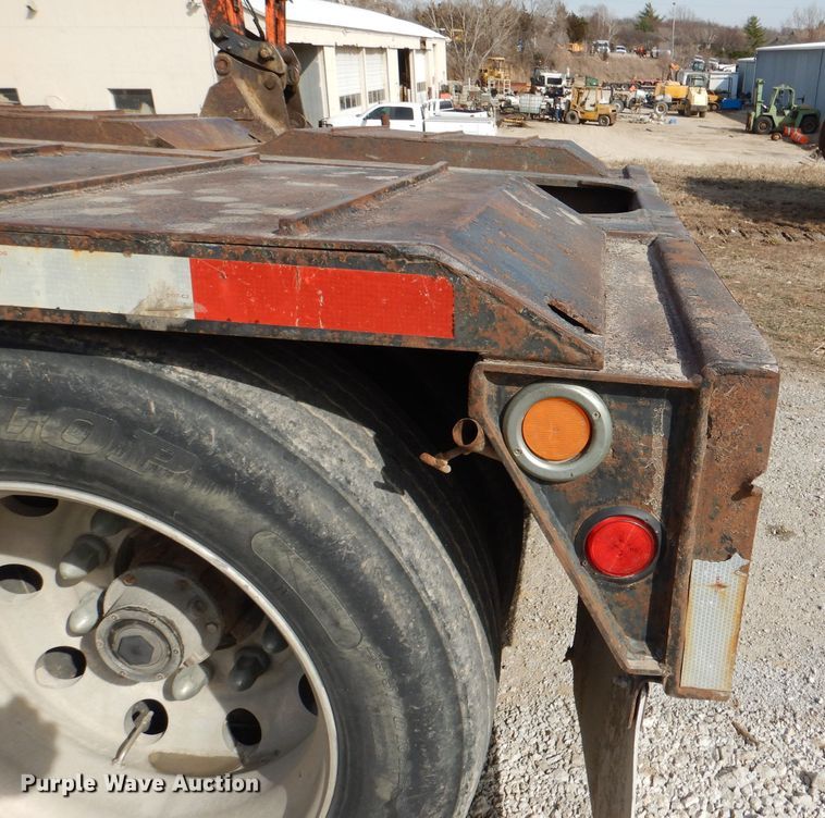 image for item DL4756 1999 Trail King TK110HDG-523 lowboy equipment trailer
