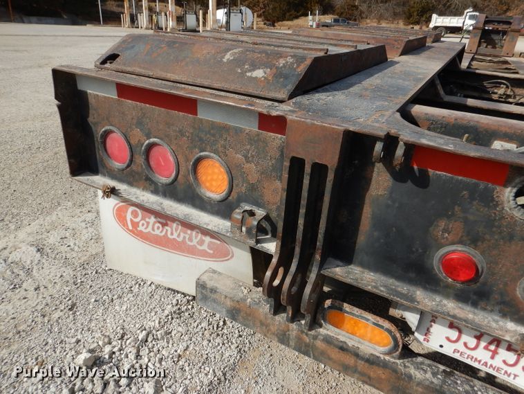 image for item DL4756 1999 Trail King TK110HDG-523 lowboy equipment trailer