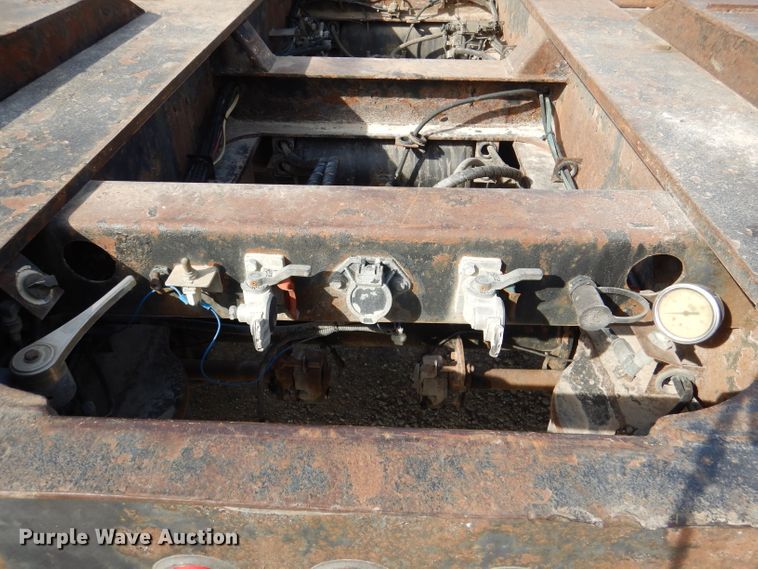 image for item DL4756 1999 Trail King TK110HDG-523 lowboy equipment trailer