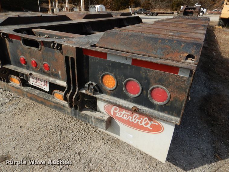 image for item DL4756 1999 Trail King TK110HDG-523 lowboy equipment trailer