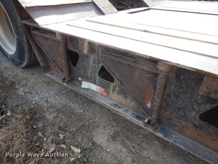 image for item DL4756 1999 Trail King TK110HDG-523 lowboy equipment trailer