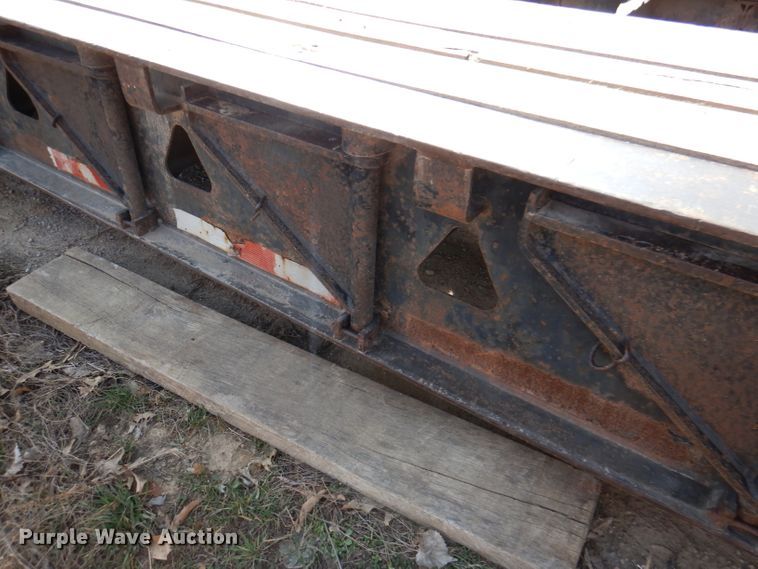 image for item DL4756 1999 Trail King TK110HDG-523 lowboy equipment trailer