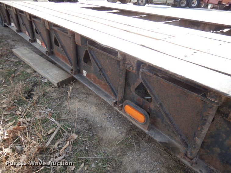 image for item DL4756 1999 Trail King TK110HDG-523 lowboy equipment trailer