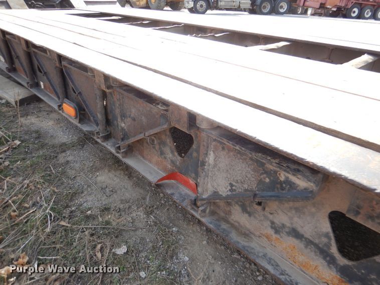 image for item DL4756 1999 Trail King TK110HDG-523 lowboy equipment trailer