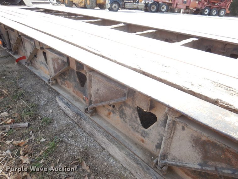 image for item DL4756 1999 Trail King TK110HDG-523 lowboy equipment trailer