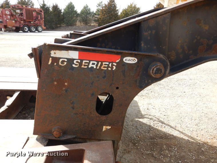 image for item DL4756 1999 Trail King TK110HDG-523 lowboy equipment trailer