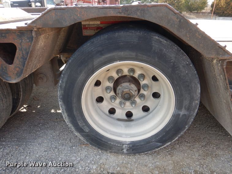 image for item DL4756 1999 Trail King TK110HDG-523 lowboy equipment trailer