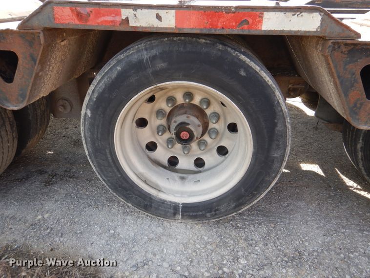 image for item DL4756 1999 Trail King TK110HDG-523 lowboy equipment trailer