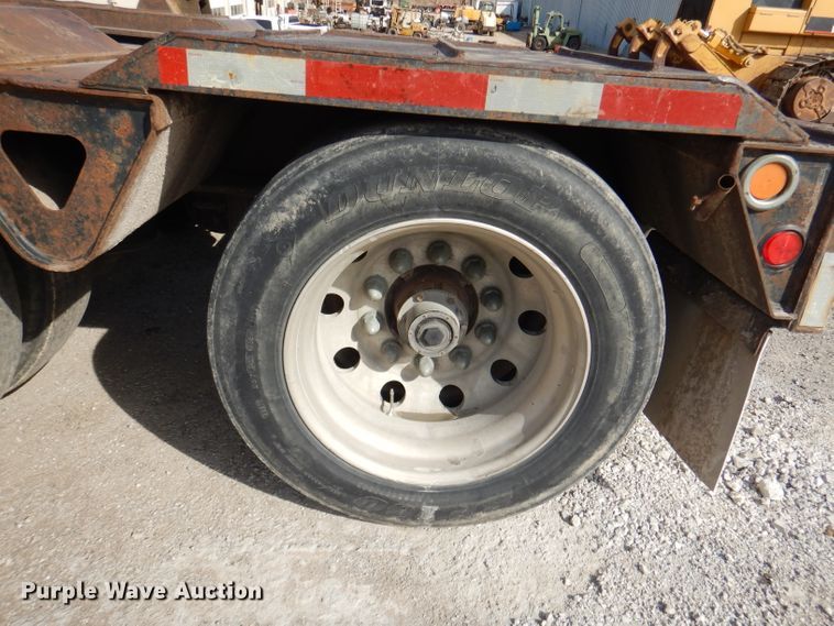 image for item DL4756 1999 Trail King TK110HDG-523 lowboy equipment trailer