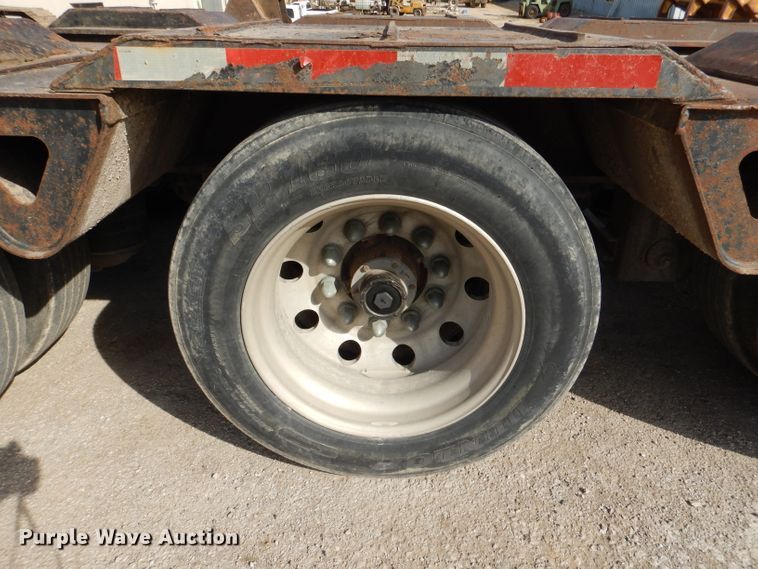 image for item DL4756 1999 Trail King TK110HDG-523 lowboy equipment trailer